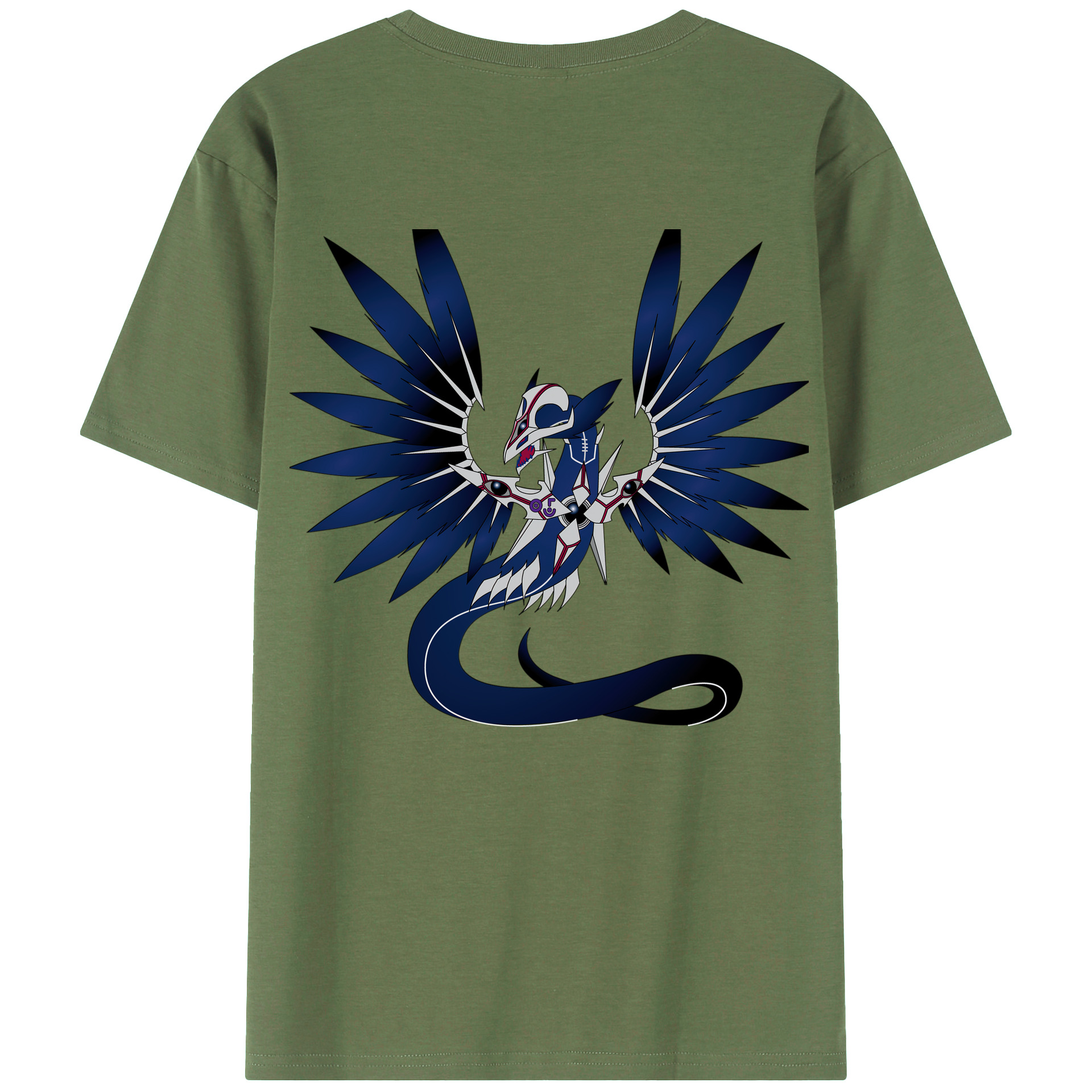 （画像用） 遊☆戯☆王 Yu-Gi-Oh! 綿100％ メンズ半袖Tシャツ（バックプリント） 通気性